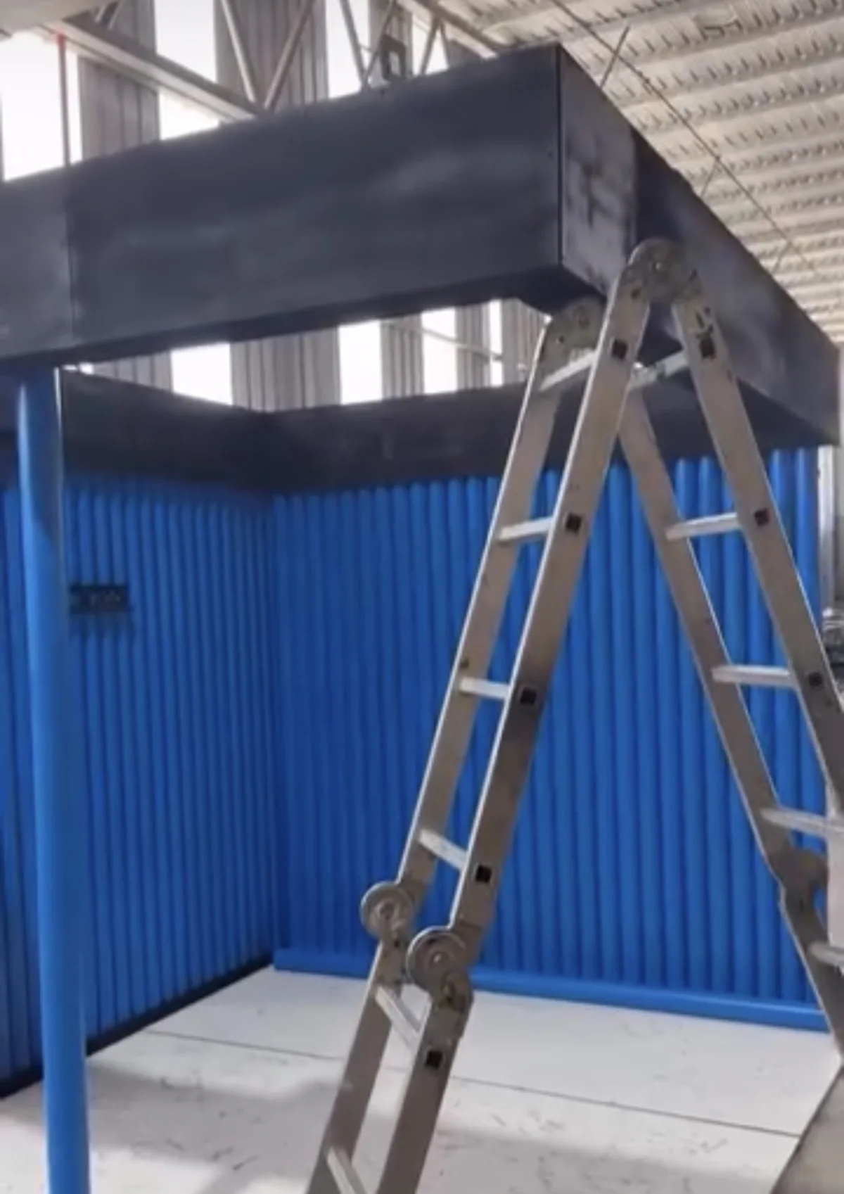 Stand Halpern — armado de la estructura