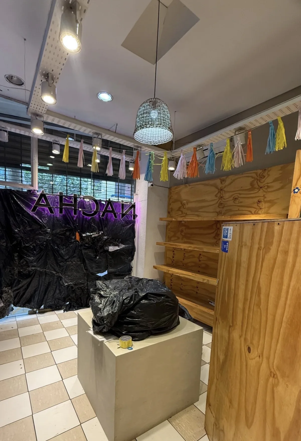 Nacha — el local antes de la reforma